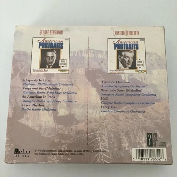 American Portraits CD Set Rhapsody In Blue' and 'West Side Story' - Picture 7 of 7